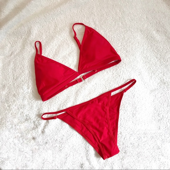 Other - Sexy red triangle bikini size medium